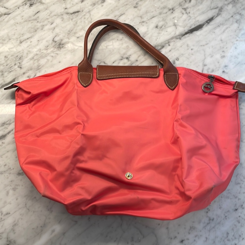 Longchamp Bag - Small, pink/watermelon colored - great condition